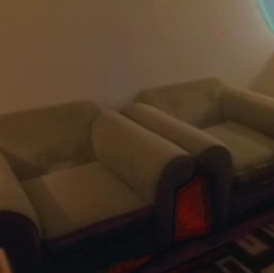 Two comfy sit back couch